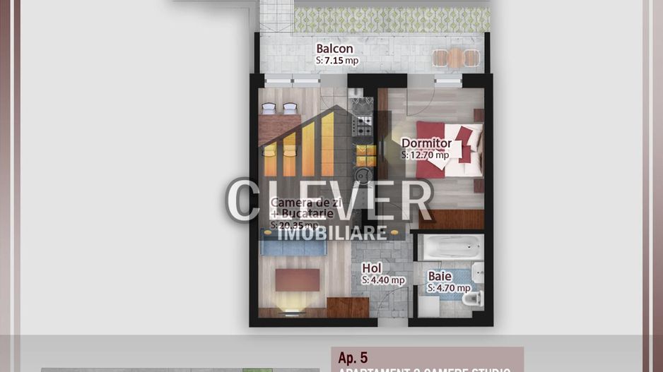2 camere+Gradina 29 mp, preț avantajos Pallady - Comision% - Poză 6