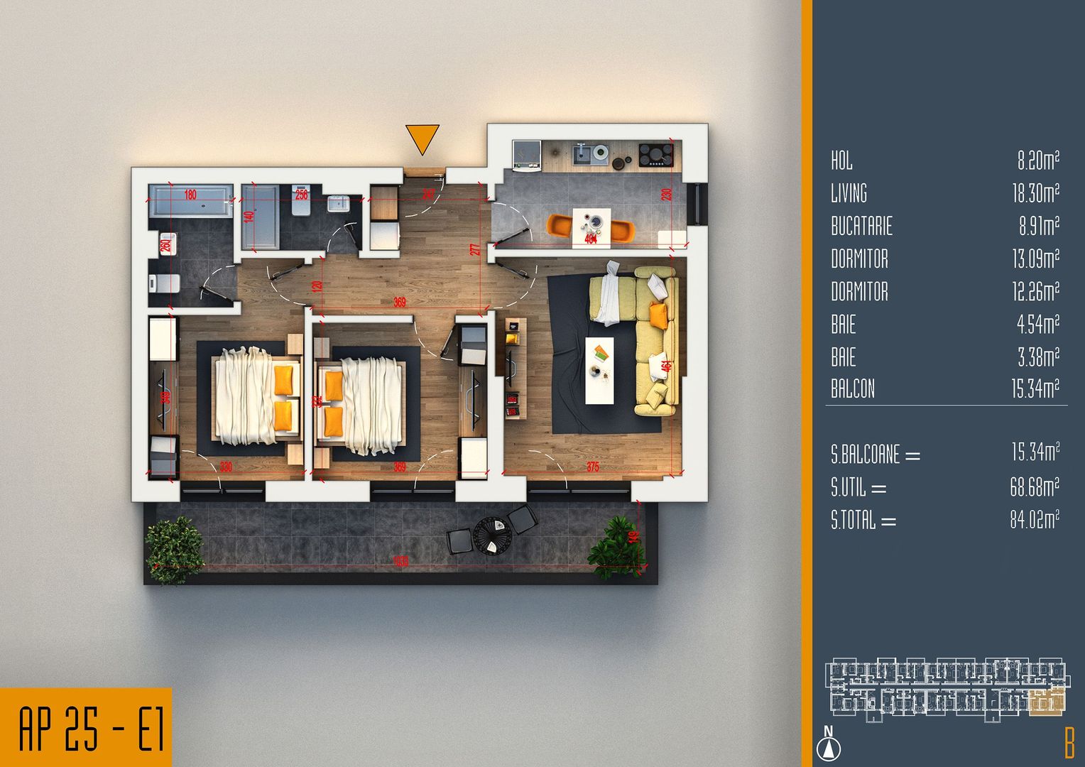 Apartament 3 camere decomandat,Theodor Pallady,DISCOUNT 8000 euro - Poză 1