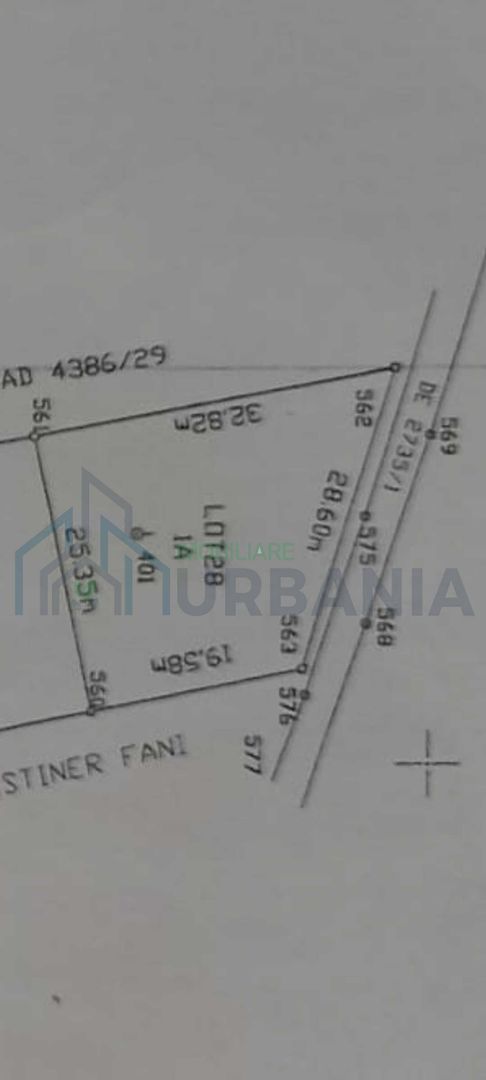 Teren intravilan de vânzare în Balciu, Miroslava, Iași – aproximativ 665 mp, deschidere generoasă - Poză 1
