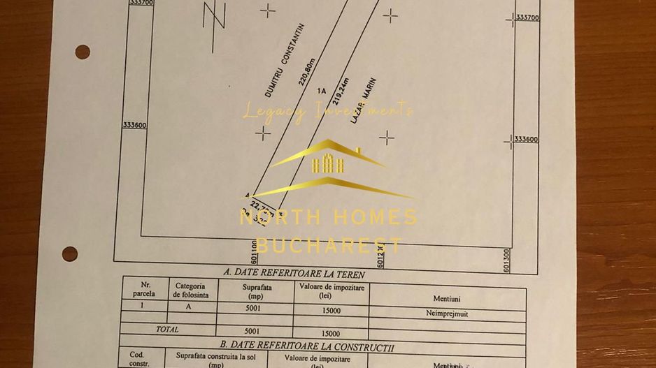Teren de Vânzare – 5.000 mp la drumul principal în Comuna Găneasa - Poză 2