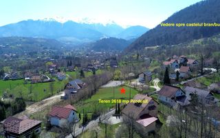 Teren intravilan 2.600 mp Predeluț Bran | Vedere Bucegi și Castelul Bran | Utili - Poză 1