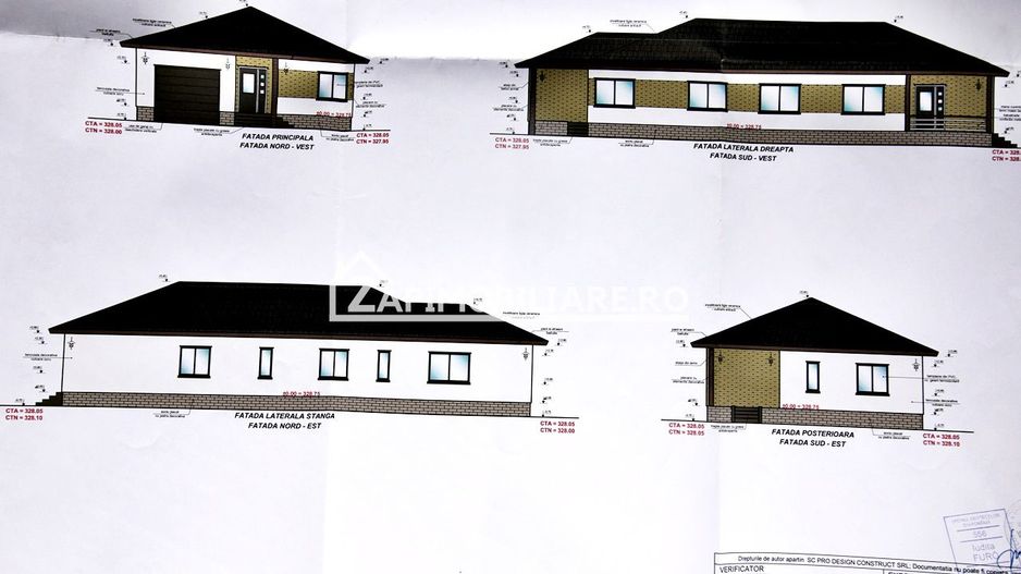 Casa 5 camere pe 1 nivel cu garaj si gard 176mp,1400mp teren - Poză 10