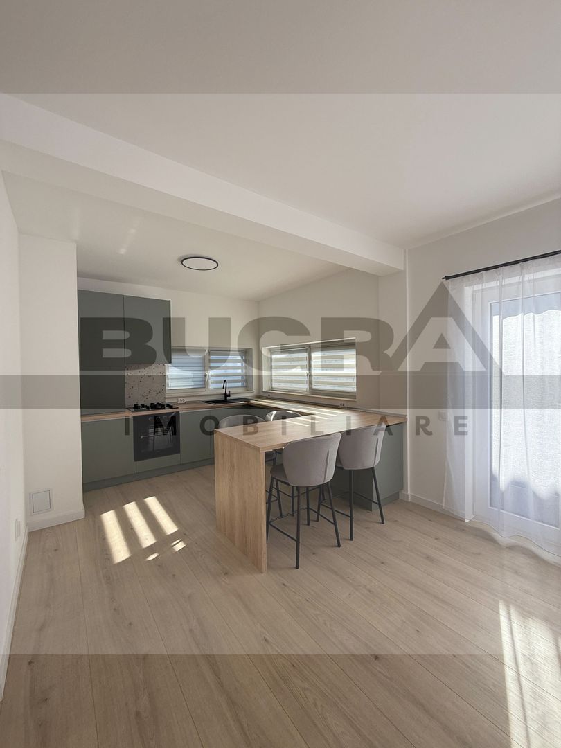 Apartament cu 4 camere, 100 mp, parcare,  gradina,  zona L. Merlin - Poză 3