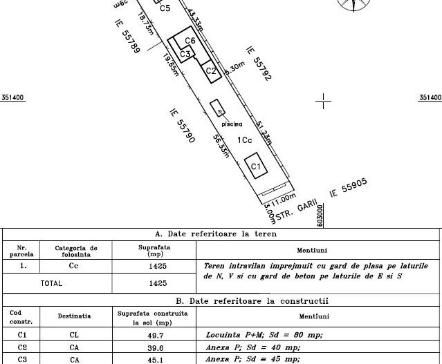 Proprietate exclusivista || A FRAME si CURTE 1425 MP +PISCINA || GRADISTEA IF - Schiță 20