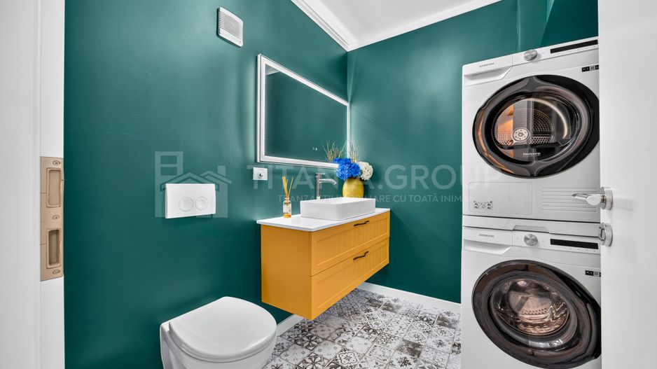 PENTHOUSE SUPERB 4 camere, 100 mp utili, parcare + boxa MAURER Coresi - Poză 16