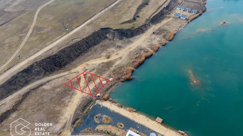 Litoralul vestului, 1000 mp,deschidere la lac, Ghioroc - Poză 1