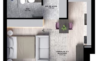 Apartament 1 camera ultracentral în Oradea - Bloc nZeb - Poză 2