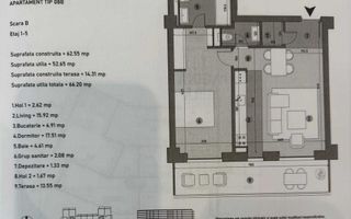 Apartament 2 camere  The Level |  Piata presei libere |  Parcare subterana - Poză 8
