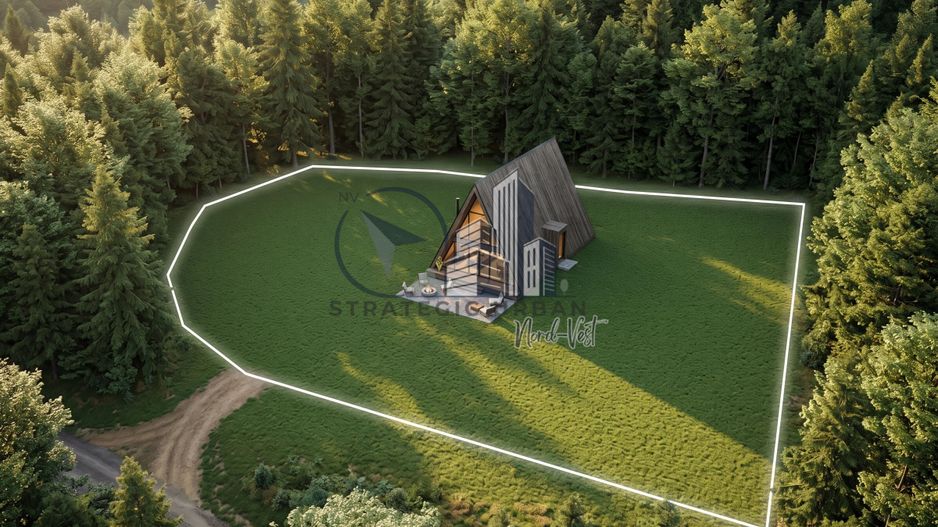 Teren intravilan 2.430 mp, front la asfalt – Leghia, Aghireșu (Cluj) - Poză 1