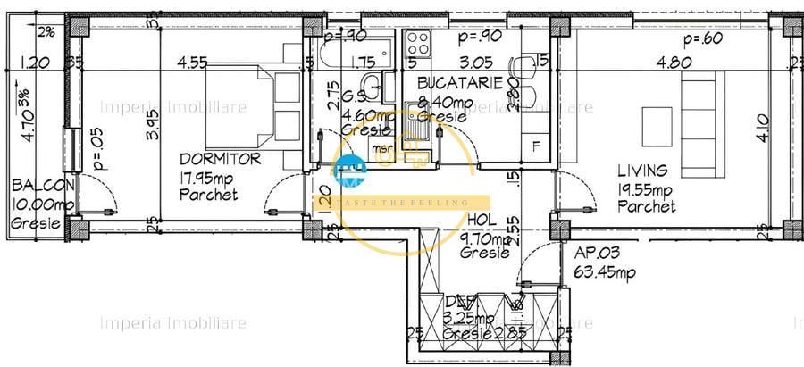 Apartament cu 2 camere/ 65mp/ zona Tatarasi - Poză 9