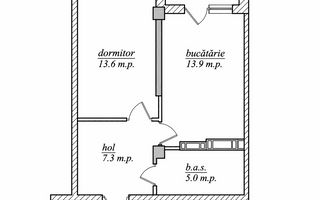 Vânzare, apartament, 1 cameră, str. Nicolae Dimo, Durlești. - Poză 2