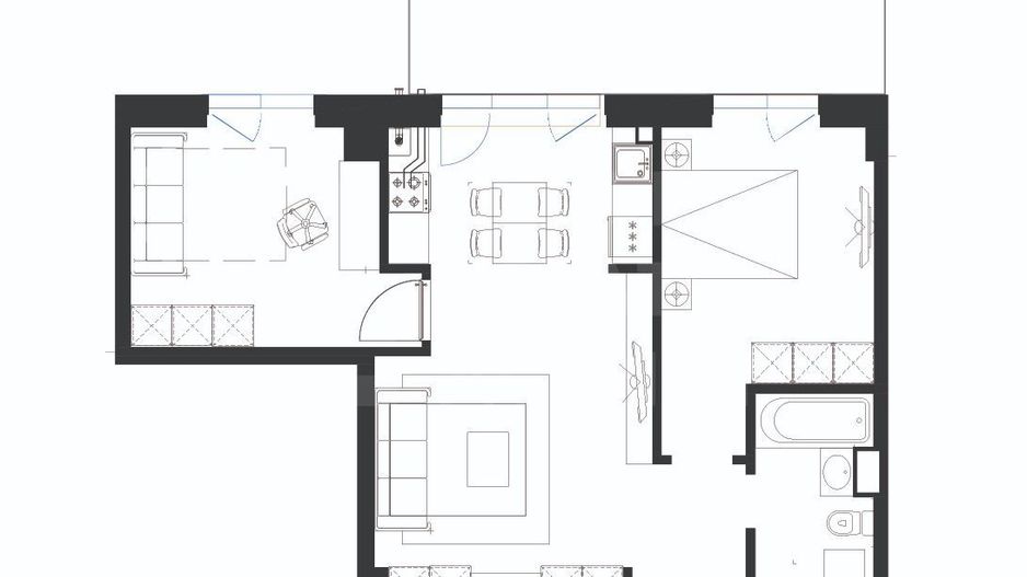 Vânzare, apartament, 2 camere+birou tip 3A, HILS Republica, București - Poză 14