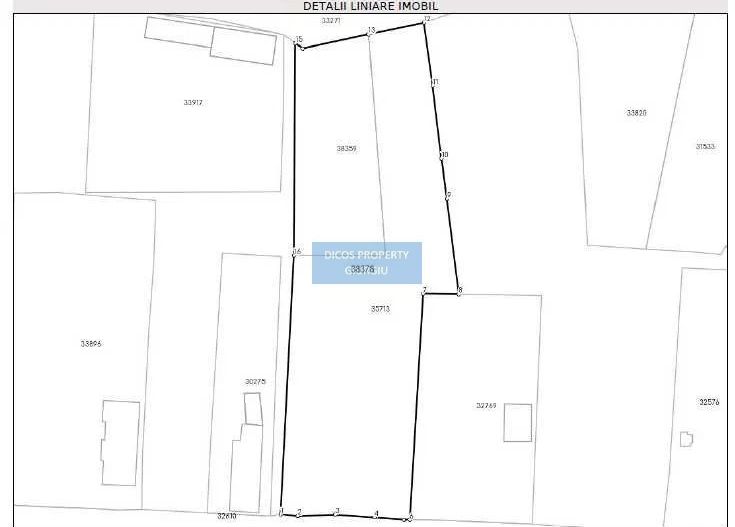 Teren intravilan Gogoșari, 2.580 mp - Schiță 2