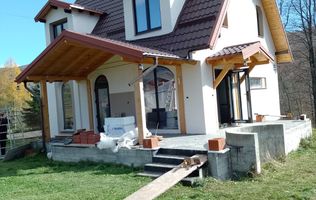 Vila P+M  cu terasa +container si teren 1250mp -Valea Neagra