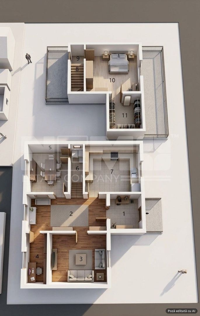 Casa si spatiu comercial in Radauti, teren 822 mp - Poză 8