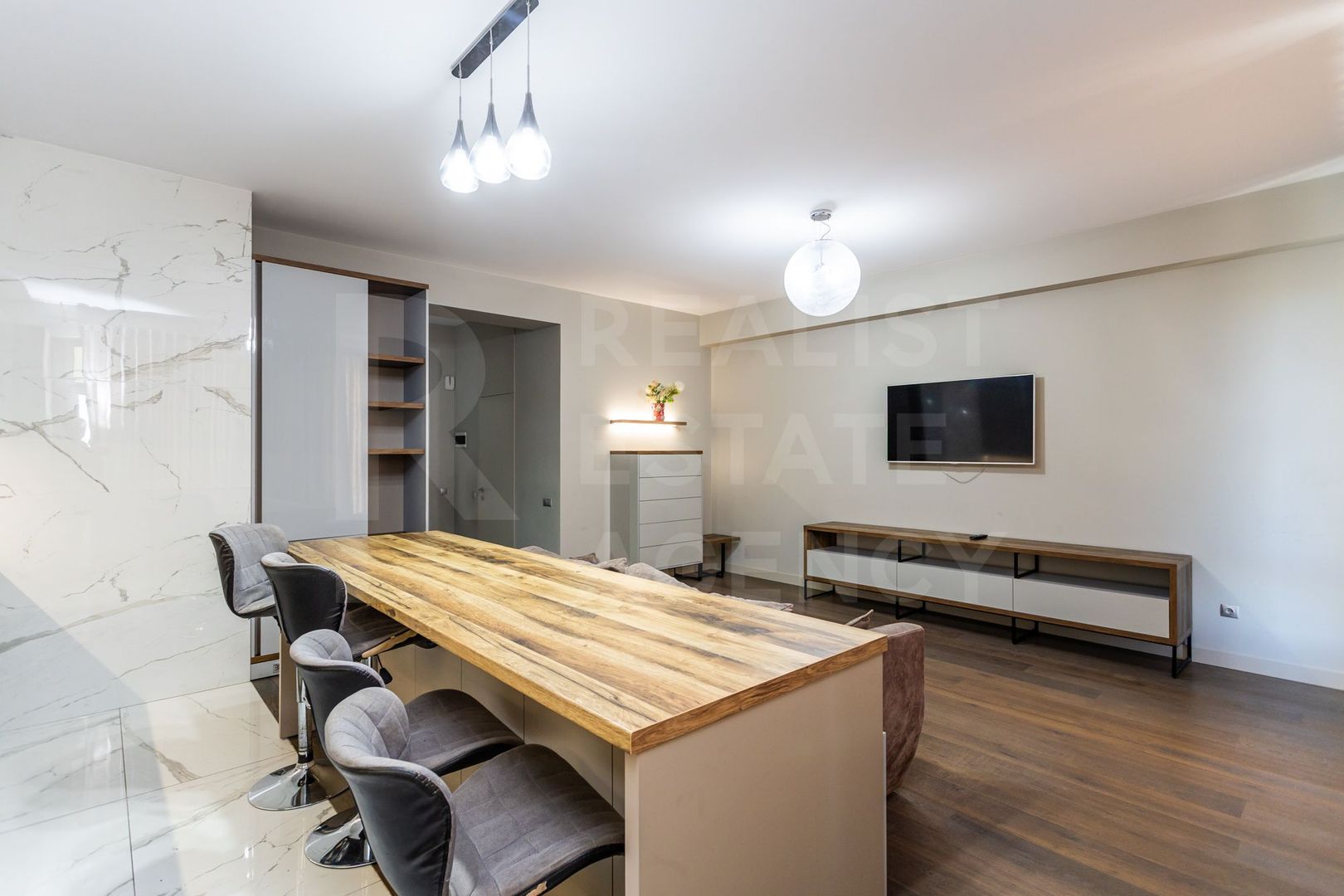 Chirie, apartament 3 camere, 110 mp, bd. Moscova, Rîșcani - Poză 5