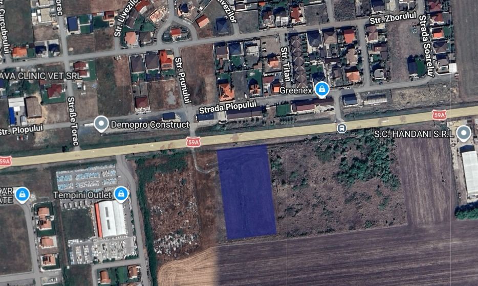 COMISION 0% Terenuri Intravilane Toate Utilitatile  Front 24m Sacalaz - Poză 1