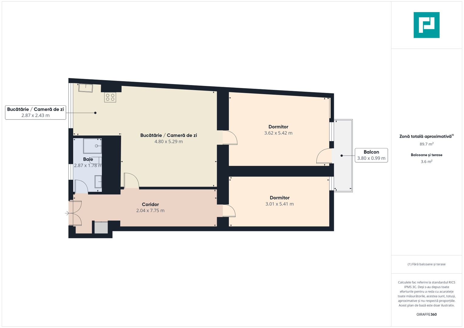 Apartament 3 camere, ultracentral. - Poză 8