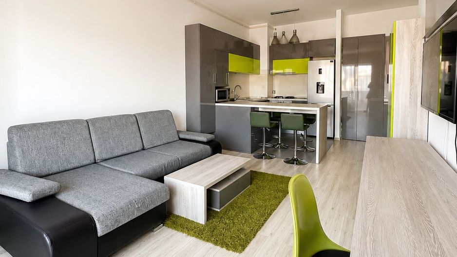 Apartament Modern 2 Camere De Inchiriat | Bonjour Residence | Parcare | Terasa - Poză 2
