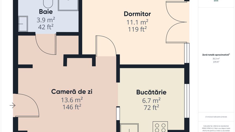 De închiriat - Apartament cu 2 camere -  Zona Confecții - Arad - Poză 16