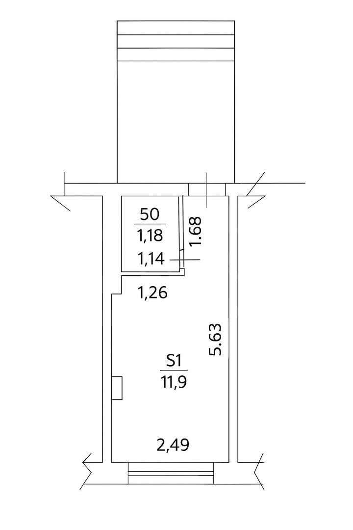 Chirie, spațiu comercial, 20 mp, str. Independenței, Botanica - Schiță 6