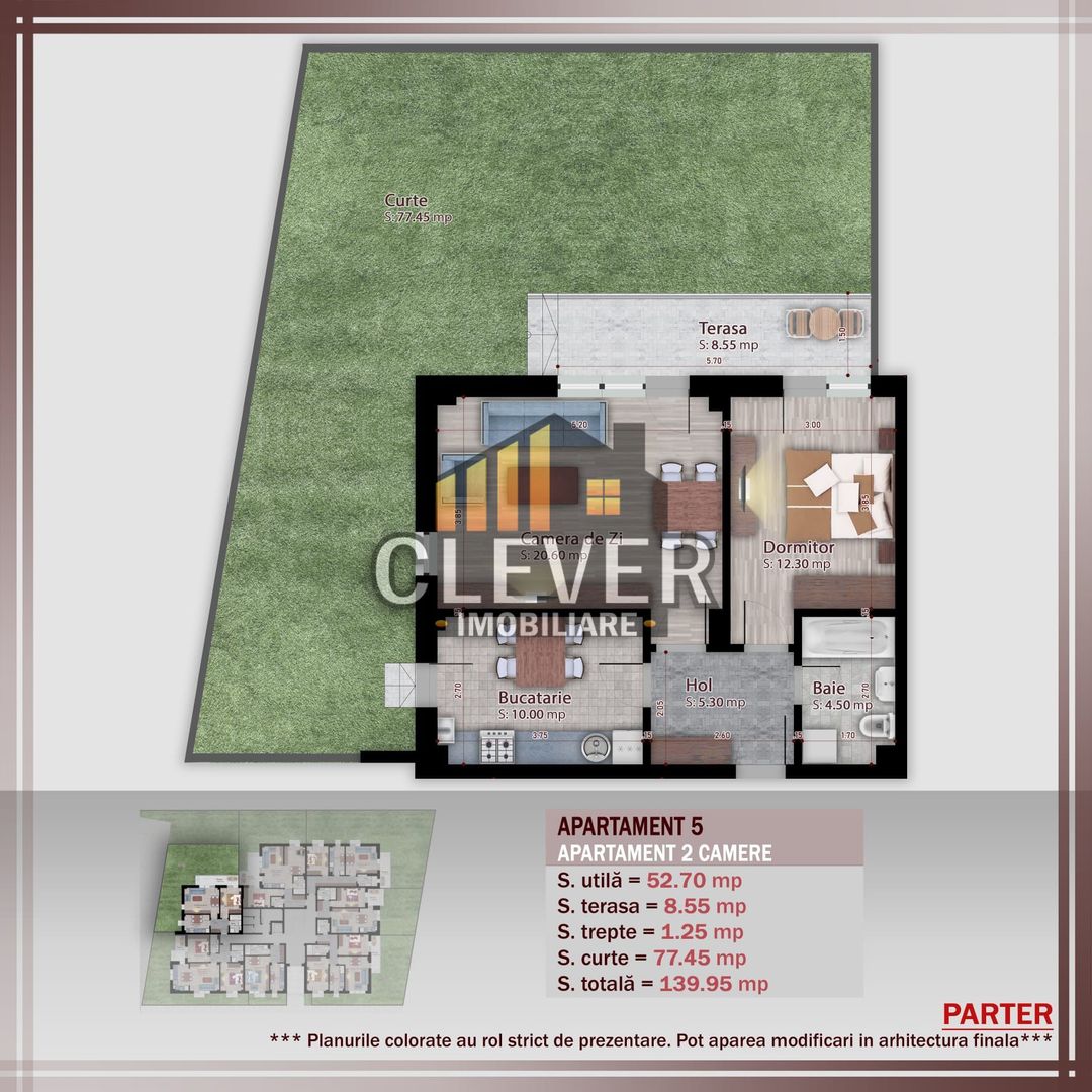 Apartament 2 camere cu gradina 77 mp Theodor Pallady - Poză 1