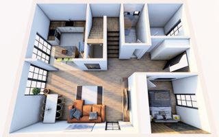 Casa/ vila individuala de vanzare Codlea, Brasov , direct dezvoltator! - Poză 15