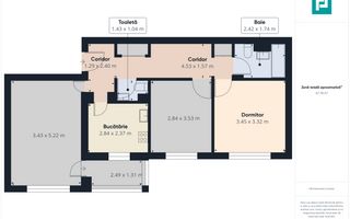 Apartament cu 3 camere în Zona 300 - Poză 8
