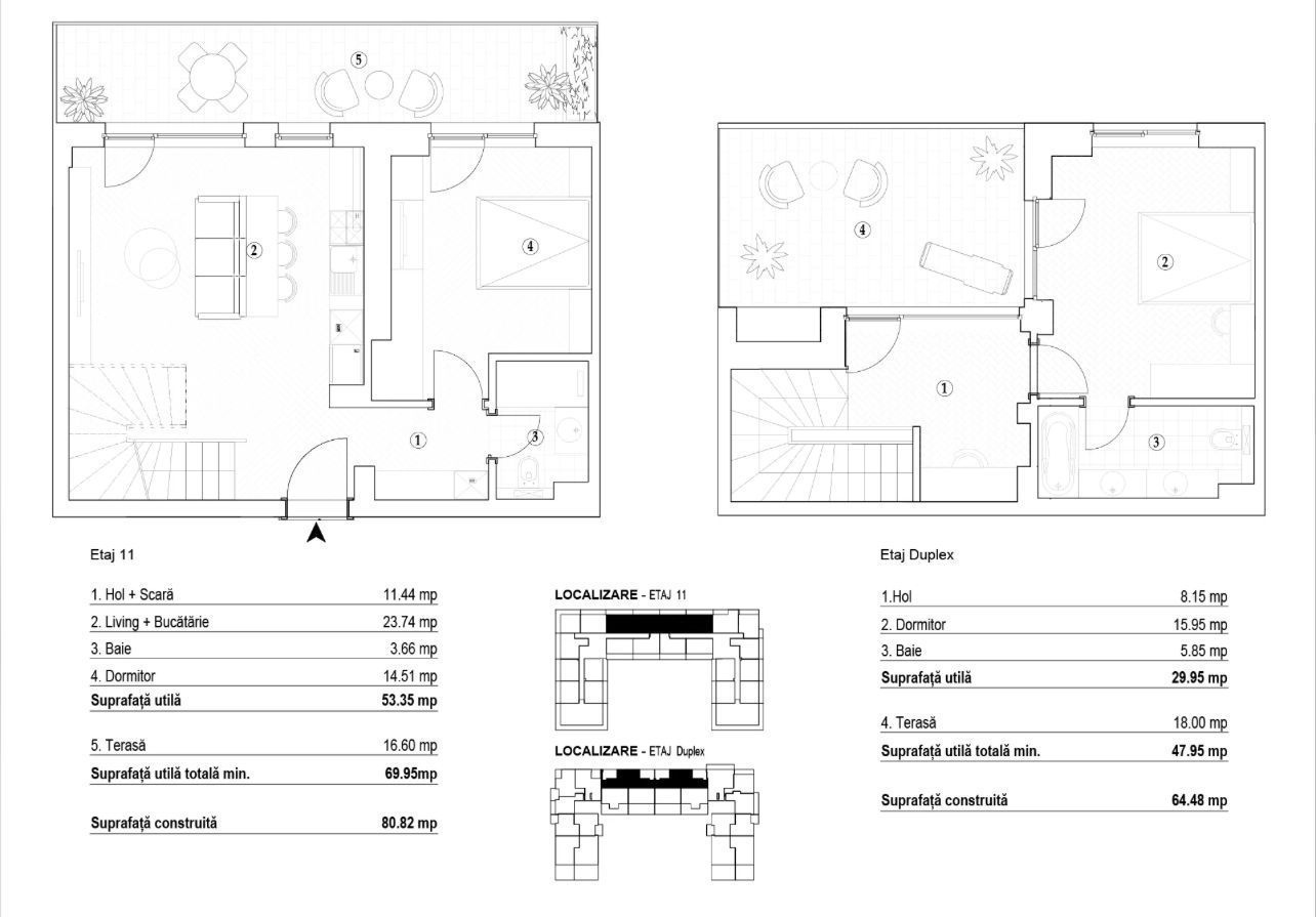 De Inchiriat Apartament 3 Camere de Lux, pe 2 Nivele, Sebastian sect.5 - Poză 43