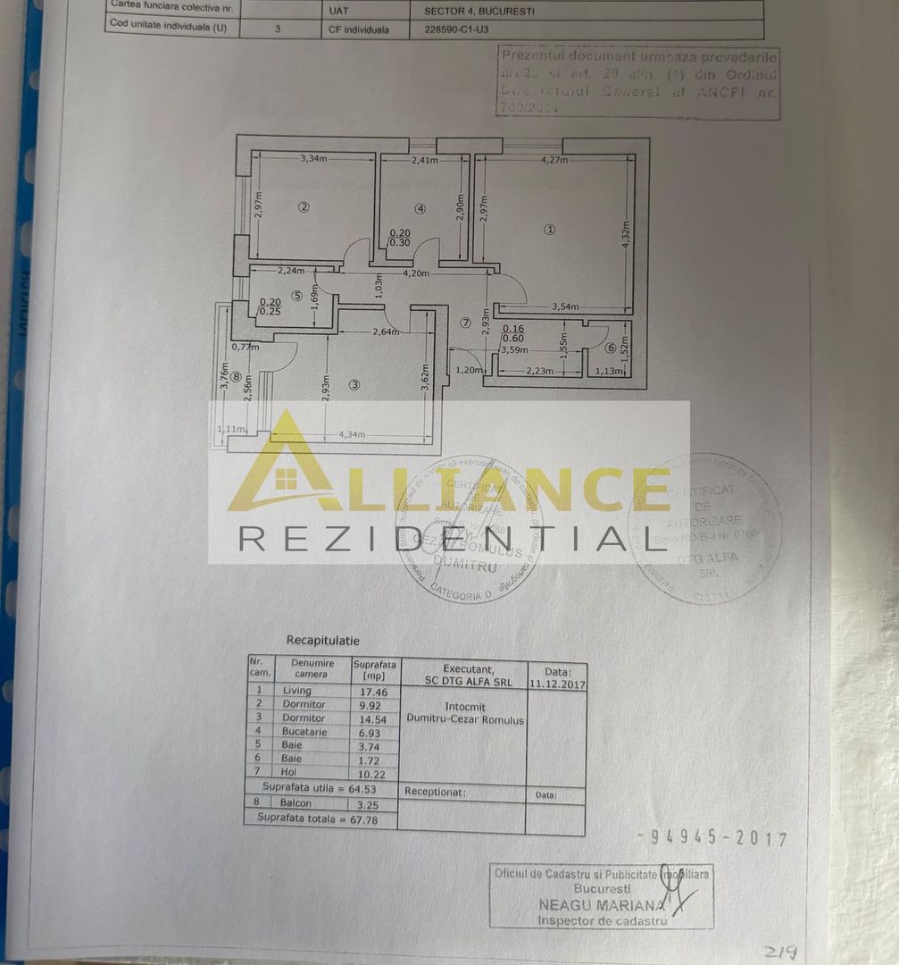 APARTAMENT 3 CAMERE | 2 BĂI | DRUMUL JILAVEI - Parcare+Boxa -inclusa - Poză 14