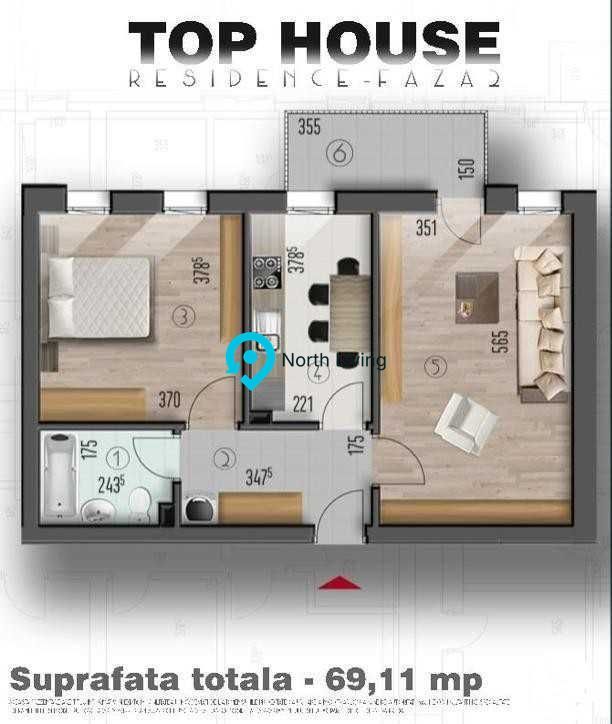 Apartament 2 camere mobilat și utilat, parcare inclusă- Metalurgiei - Poză 8