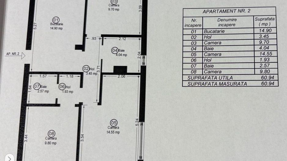 Lipovei | Decomandat | Centrala proprie | Boxa | Mobilat-Utilat - Poză 8
