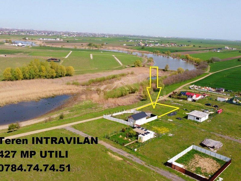 Teren INTRAVILAN in zona lacului - comuna Berceni - Poză 1