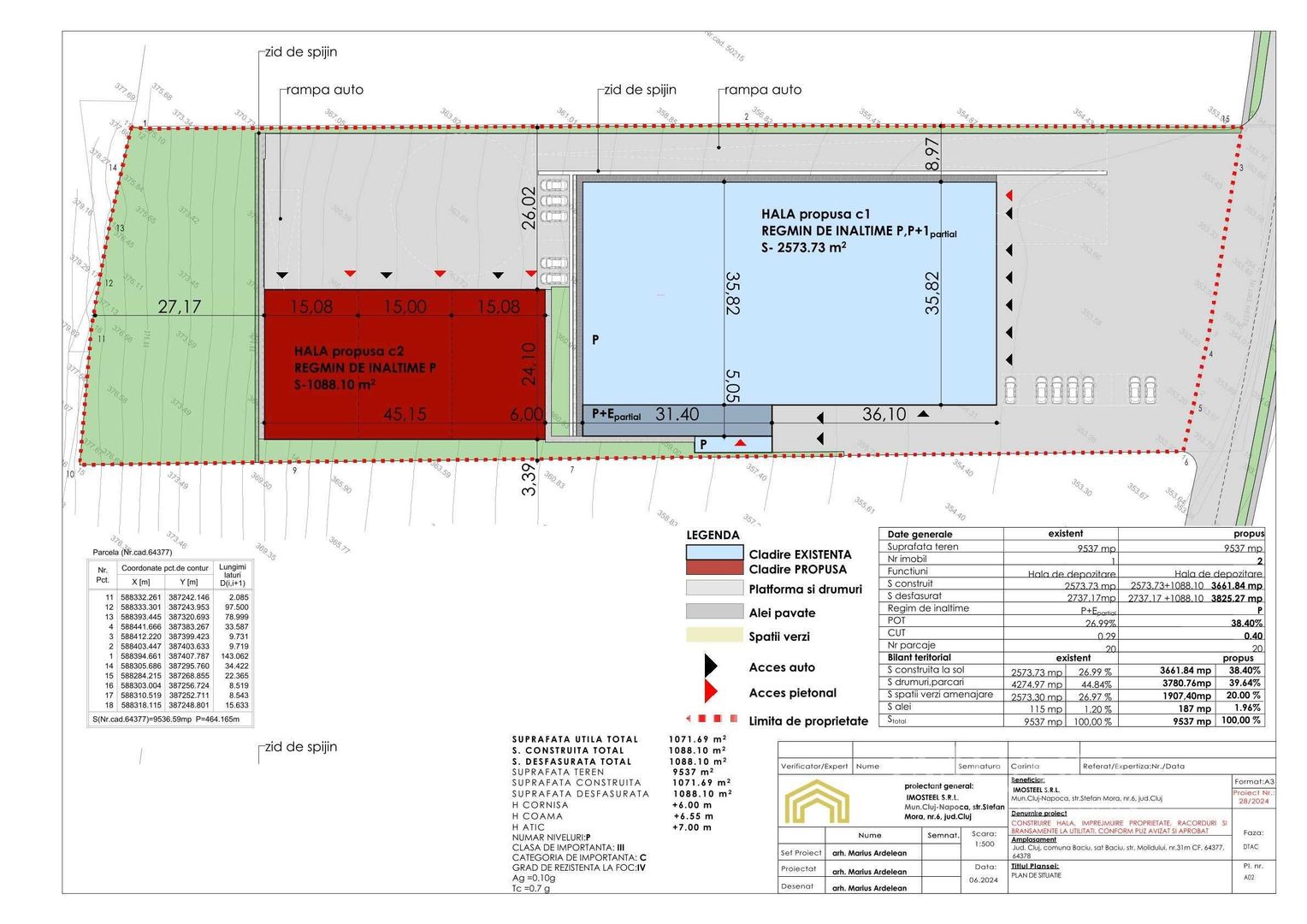 Hala noua de inchiriat, 1071 mp, comuna Baciu, Judetul Cluj! - Poză 2