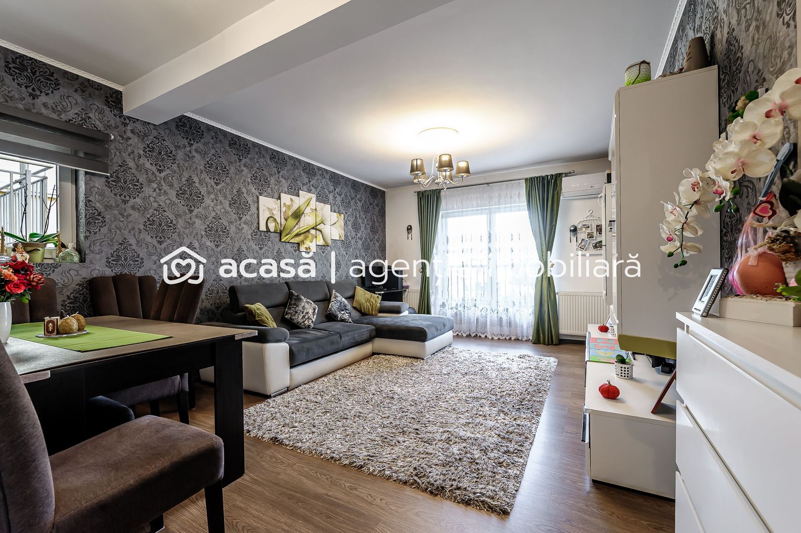 REZERVAT Apartament amenajat cu 2 camere la etajul 1 in Subcetate - Poză 1