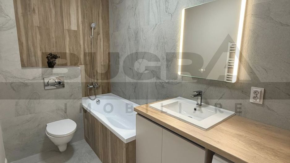 Apartament 3 camere, super finisat, parcare, zona Terra - Poză 15