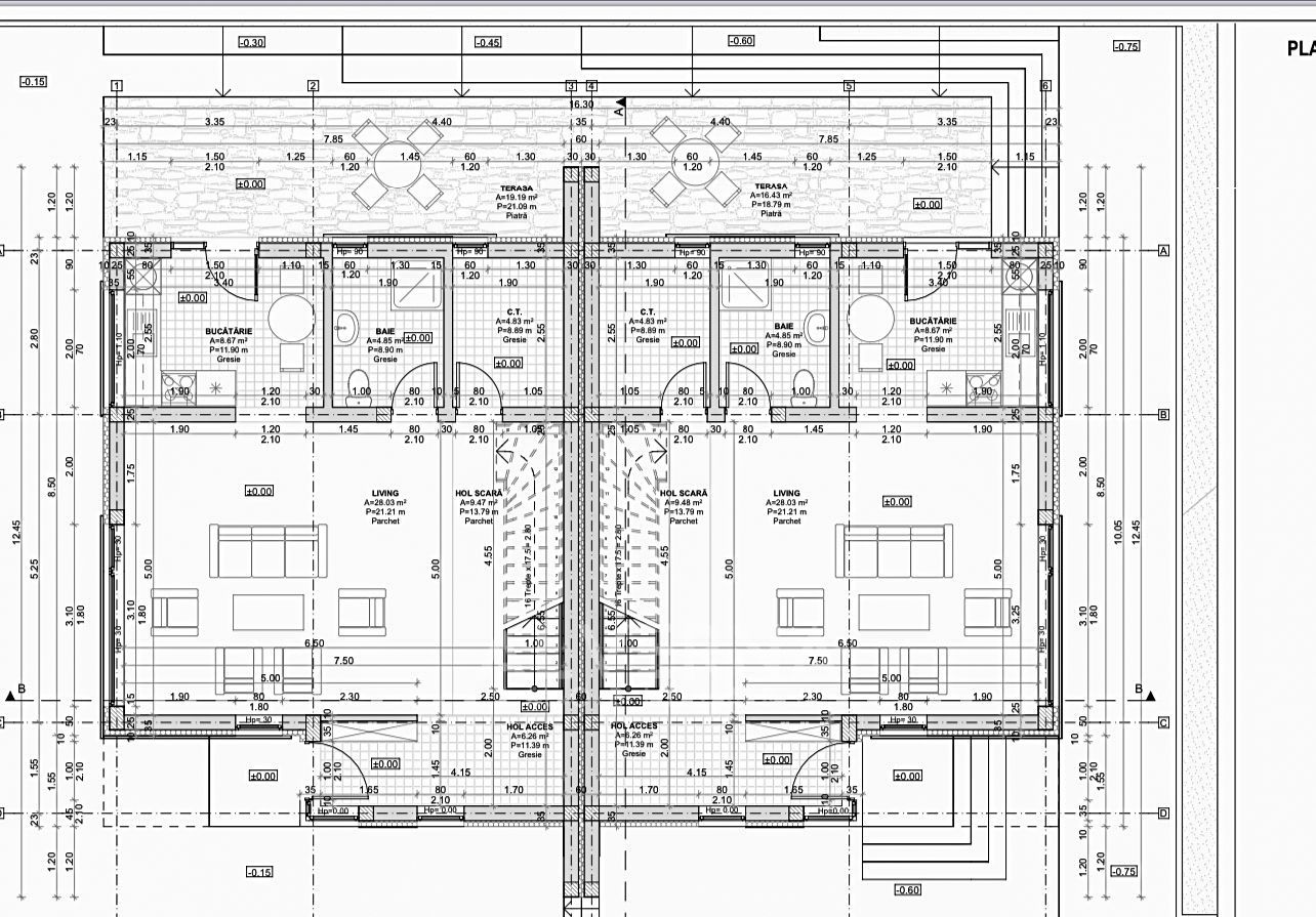 Casa tip Duplex 4 camere 123 mp | semifinisat | Zona Dambu Rotund - Poză 4