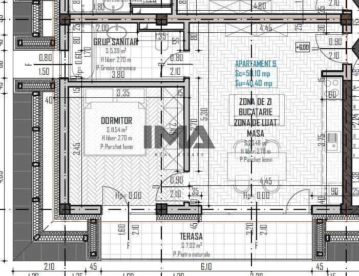 Apartament cu 2 camere, etaj intermediar, Baciu Regal - Poză 2