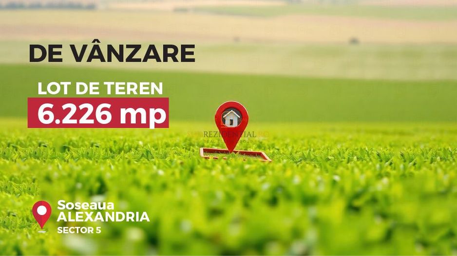 Teren cu autorizatie de constructie, 6226mp, Sos.Alexandriei, Sector 5 - Poză 1