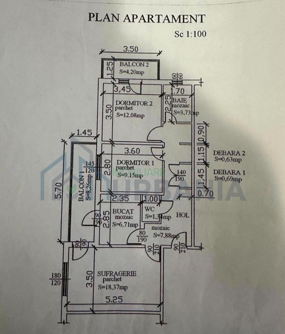 Apartament 3 camere renovat, Tomesti – vanzare - Poză 5