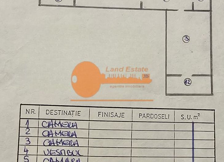 Apartament 3 camere – Câmpia Libertății / Baba Novac - Schiță 8