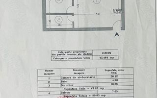 Apartament 2 camere Mobilat Utilat Loc de parcare - Poză 7