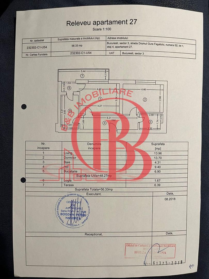 Apartament 2 camere Mobilat Utilat Loc de parcare Inclus - Schiță 16