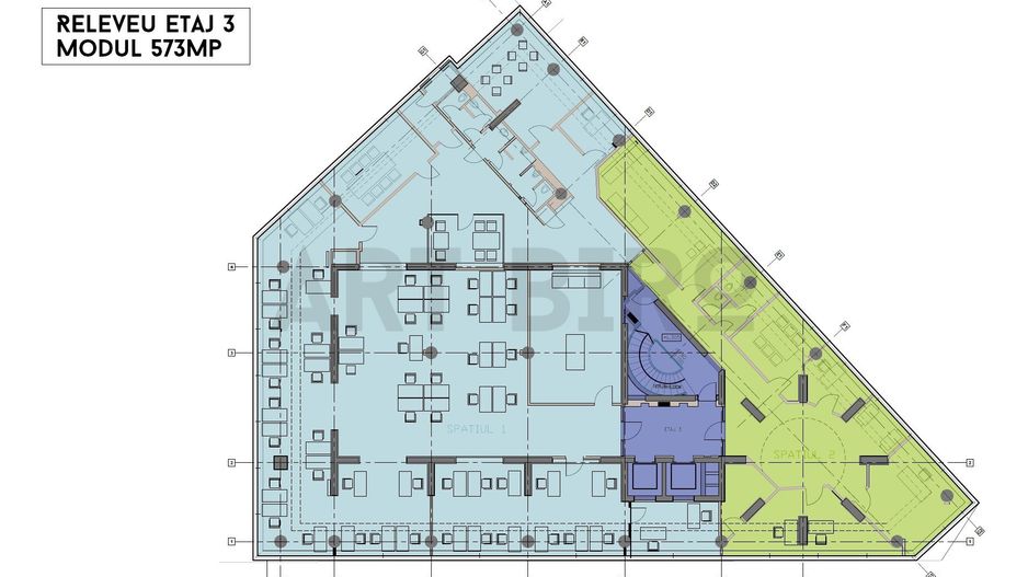 Zero comision, 573mp spatiu birou ultracentral, Universitate, 4' [M] - Schiță 8