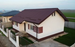 Casa parter cu 3 camere si teren 360 - comuna Berceni - Poză 7