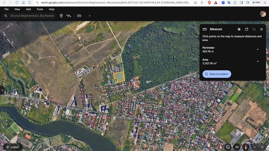 Teren Intravilan 11.401 mp Sectorul 1, Drumul Regimentului 91-93 - Poză 3