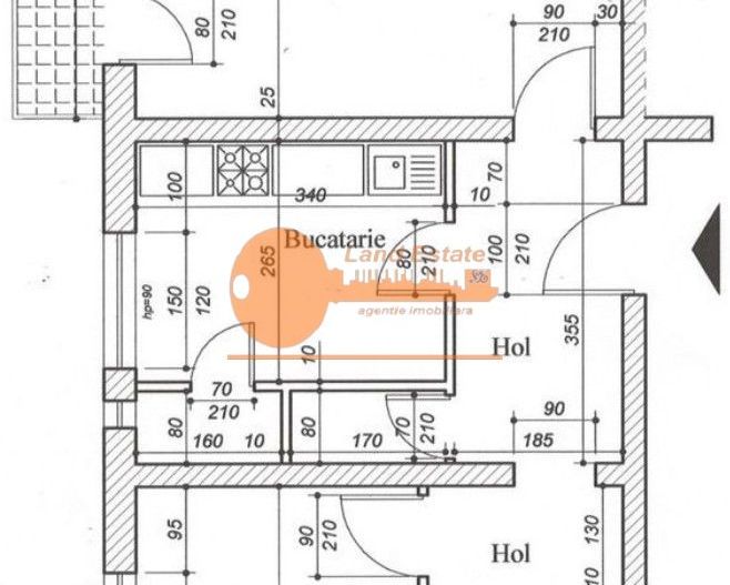 Apartament 2 camere – Iancului, 52 mp, decomandat, centrală proprie - Schiță 8