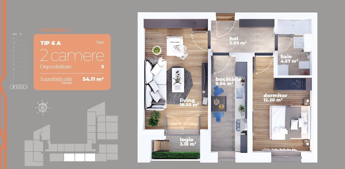 AP 2 CAM. DECOMANDAT - AUCHAN TITAN, IRIS MALL,PARC TEILOR! - Poză 1