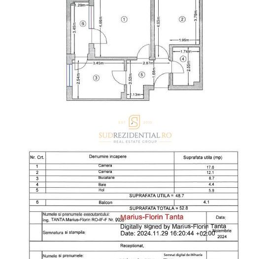 Apartament 2 camere, prima inchiriere, zona Grand Arena, Metalurgiei - Poză 16
