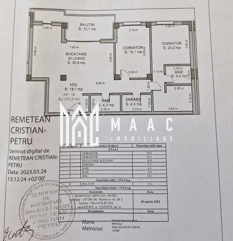 Apartament 3 camere | Etaj 1 | Balcon | Parcare | Balanta - Poză 1